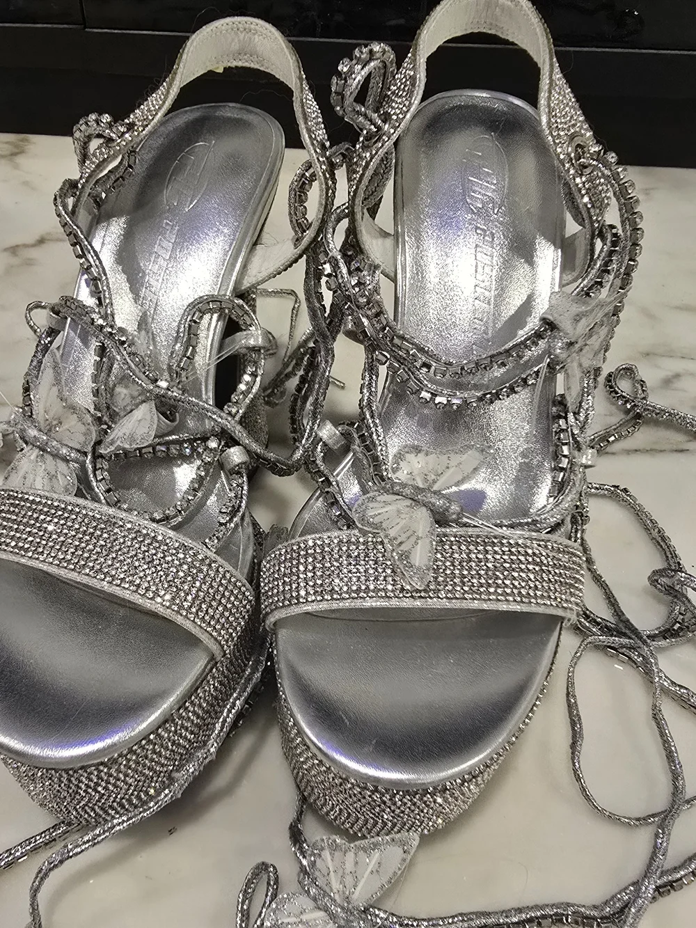 Blindin' Pixie Queen Lace Up Heels